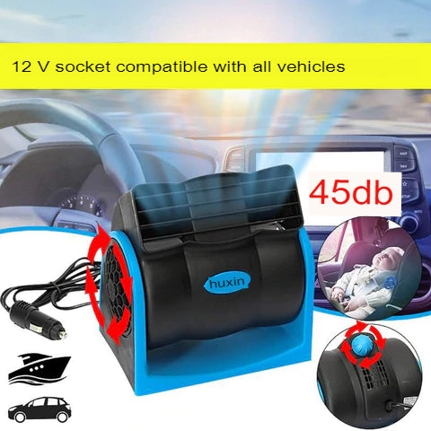 Noiseless Adjustable Portable Car Air Conditioner