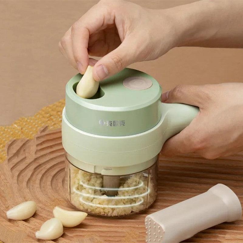 Turbo Triturador de Alimentos e Escova de Limpeza- USB - Acaso Das Mulheres Modernas