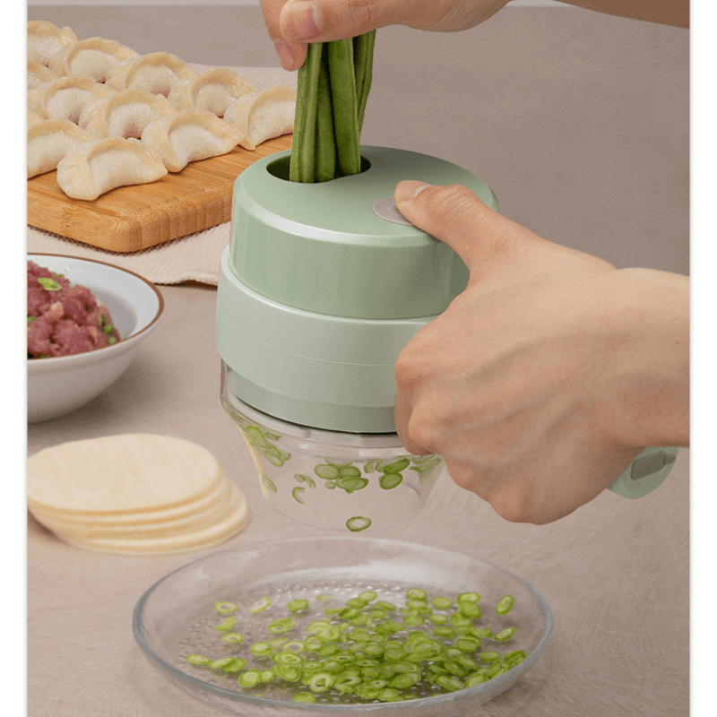Turbo Triturador de Alimentos e Escova de Limpeza- USB - Acaso Das Mulheres Modernas