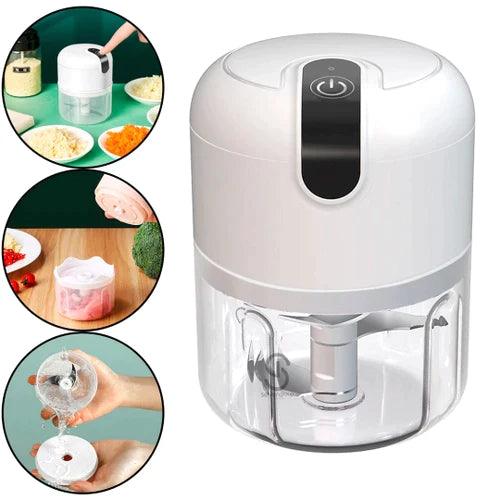 Mini Processador de Alimentos Elétrico - TurboSlice - Acaso Das Mulheres Modernas