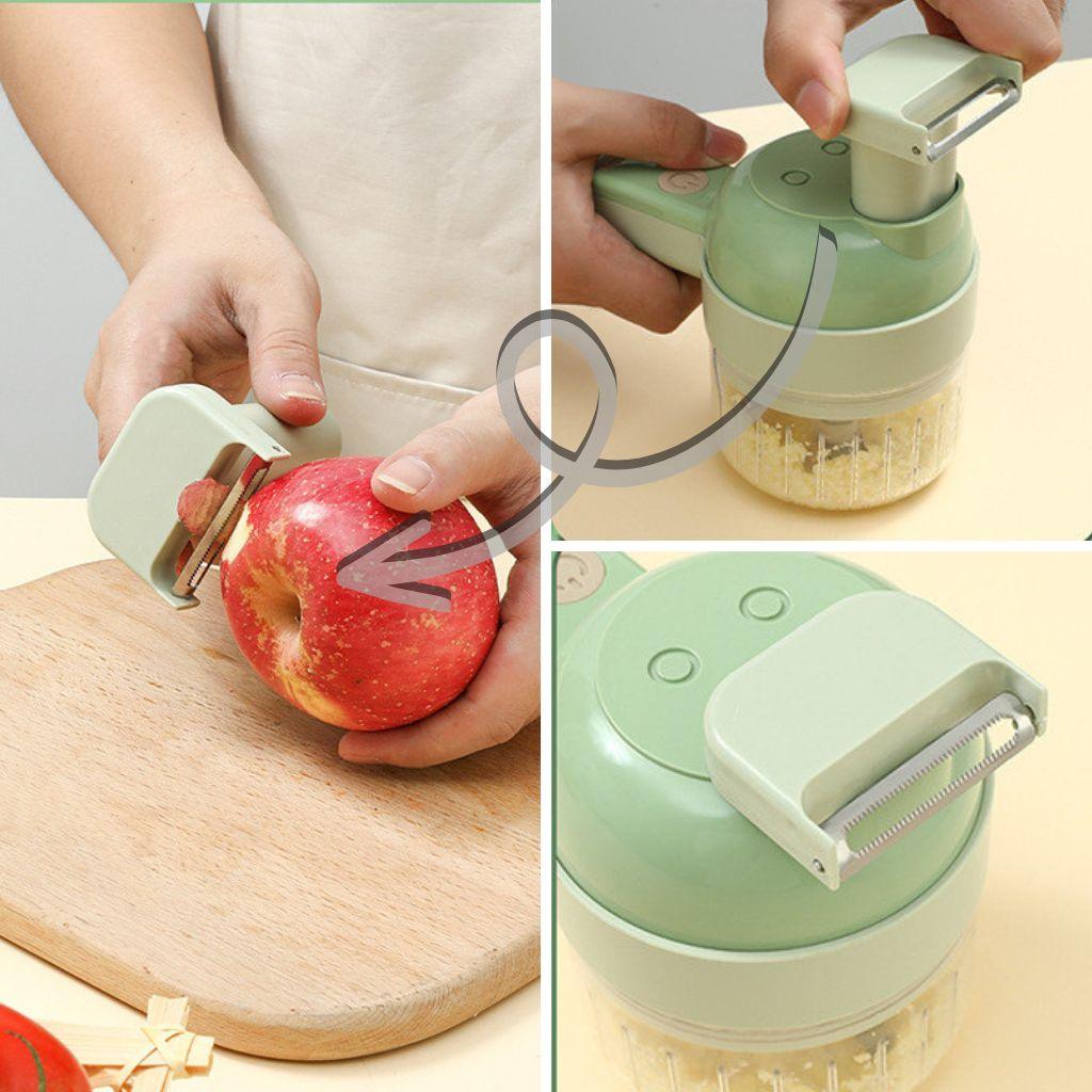 Turbo Triturador de Alimentos e Escova de Limpeza- USB - Acaso Das Mulheres Modernas