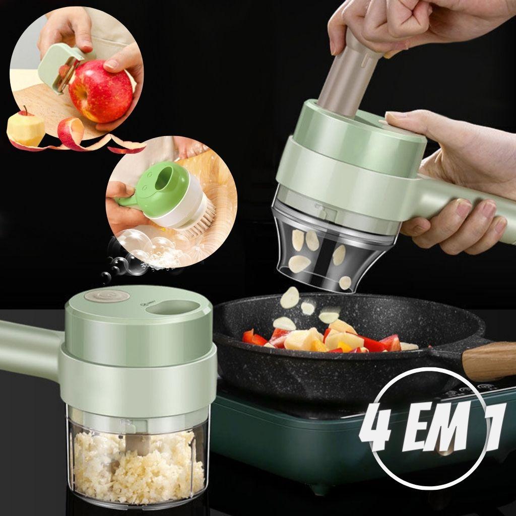 Turbo Triturador de Alimentos e Escova de Limpeza- USB - Acaso Das Mulheres Modernas
