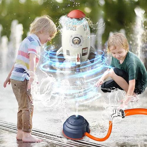 Foguete 2 Em 1 Aquático e Regador Automático 360° para Jardim - Acaso Das Mulheres Modernas