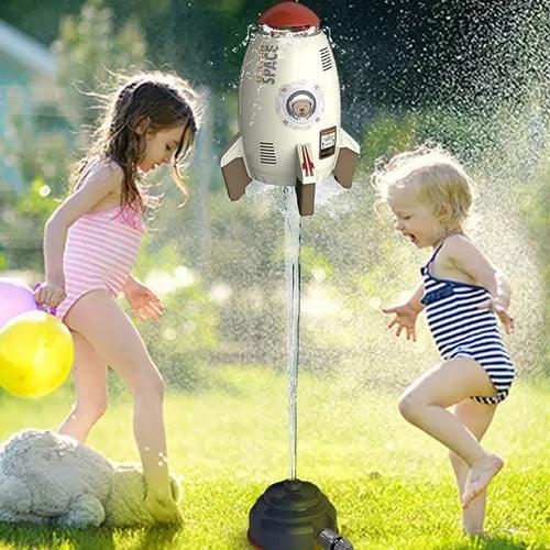 Foguete 2 Em 1 Aquático e Regador Automático 360° para Jardim - Acaso Das Mulheres Modernas