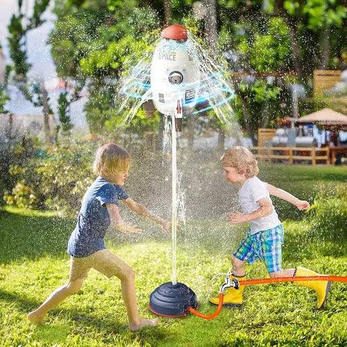 Foguete 2 Em 1 Aquático e Regador Automático 360° para Jardim - Acaso Das Mulheres Modernas
