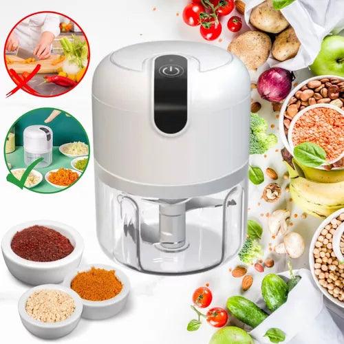 Mini Processador de Alimentos Elétrico - TurboSlice - Acaso Das Mulheres Modernas