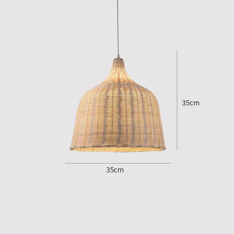 Luminária de Bambu Artesanal Para Casa - Acaso Das Mulheres Modernas