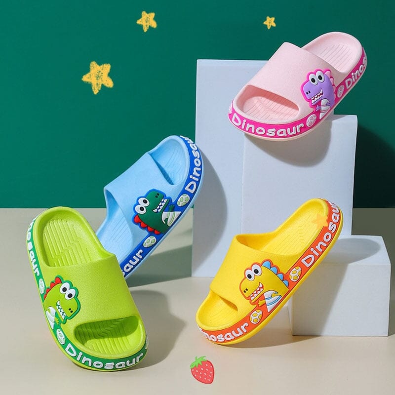 Chinelo Infantil Anti-Derrapante Dino Crocks - Acaso Das Mulheres Modernas