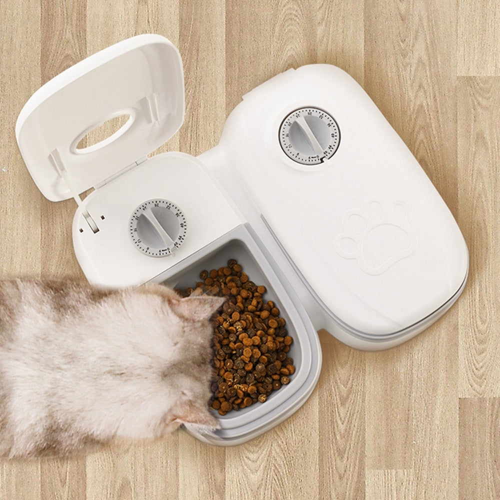 Dispenser de Comida Automático Inteligente | Para Cães e Gatos - Acaso Das Mulheres Modernas