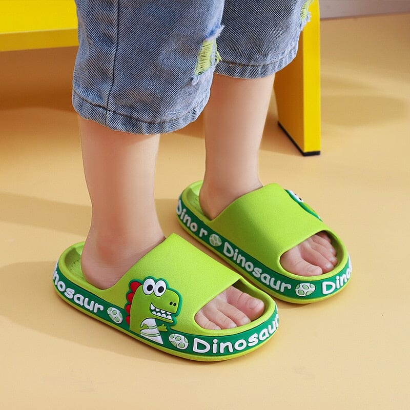 Chinelo Infantil Anti-Derrapante Dino Crocks - Acaso Das Mulheres Modernas