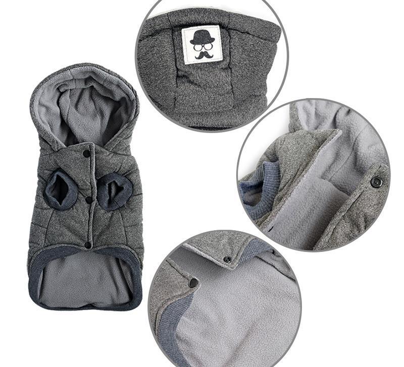 Colete de Inverno para Cachorros | Gentleman - Acaso Das Mulheres Modernas