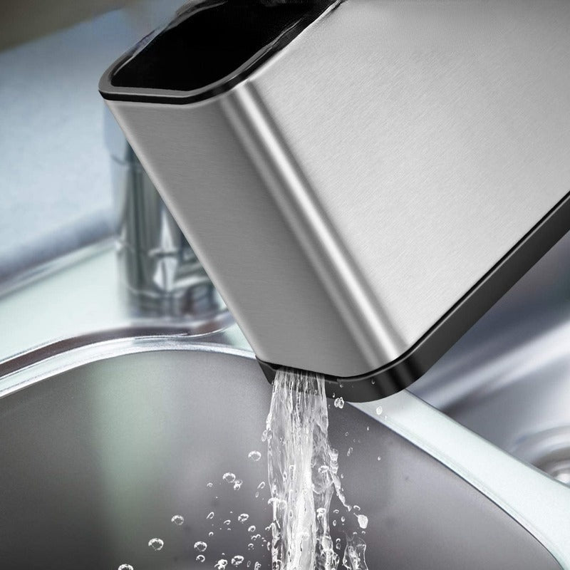 Porta Talher Inox de Pia - Acaso Das Mulheres Modernas