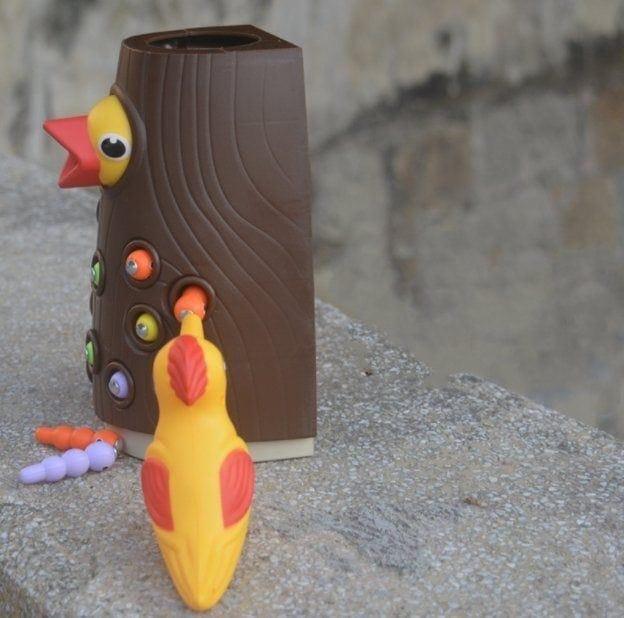 Brinquedo Pega Minhocas - Pica-Pau - Acaso Das Mulheres Modernas