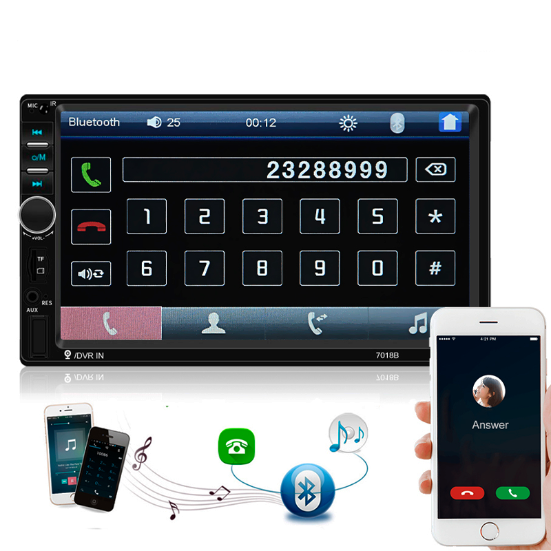 Central Multimídia Universal 7 Polegadas Wifi Gps Mp5 Bluetooth - EasyCar - Acaso Das Mulheres Modernas